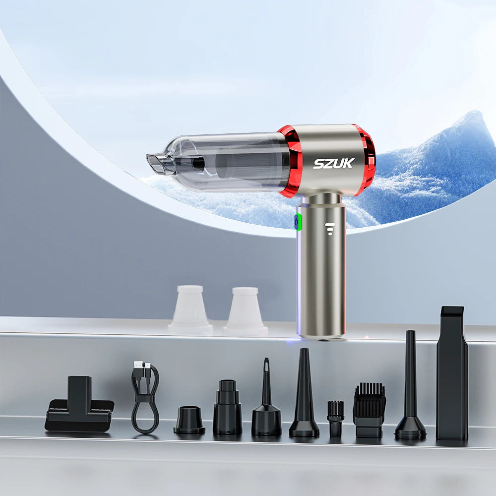 SZUK NEW Car Vacuum Cleaner 985000PA Cordless Powerful Wireless Car Cleaner Cleaning Machine HandHeld Portable Vacuum Cleaner