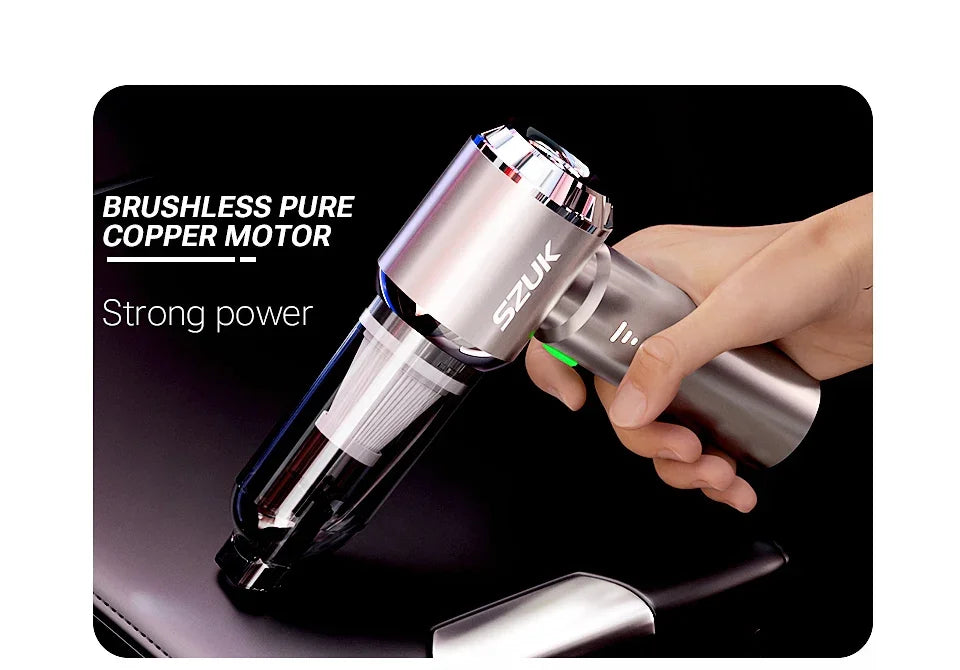 SZUK NEW Car Vacuum Cleaner 985000PA Cordless Powerful Wireless Car Cleaner Cleaning Machine HandHeld Portable Vacuum Cleaner