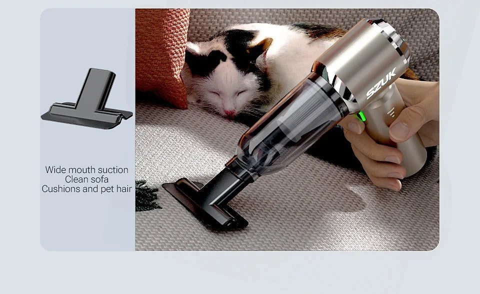 SZUK NEW Car Vacuum Cleaner 985000PA Cordless Powerful Wireless Car Cleaner Cleaning Machine HandHeld Portable Vacuum Cleaner