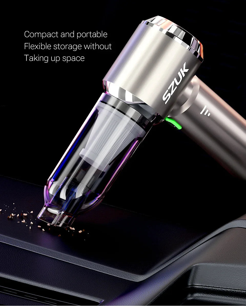 SZUK NEW Car Vacuum Cleaner 985000PA Cordless Powerful Wireless Car Cleaner Cleaning Machine HandHeld Portable Vacuum Cleaner