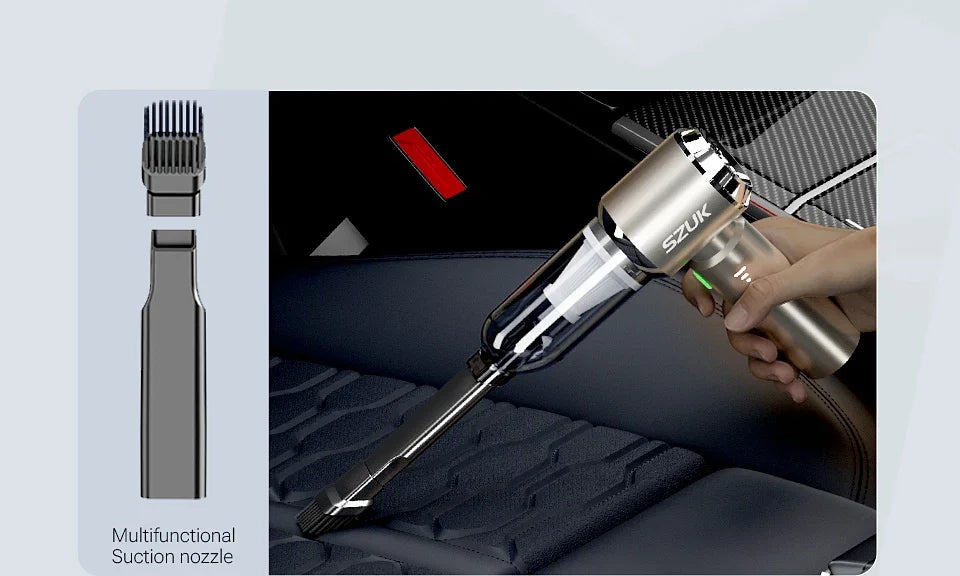 SZUK NEW Car Vacuum Cleaner 985000PA Cordless Powerful Wireless Car Cleaner Cleaning Machine HandHeld Portable Vacuum Cleaner